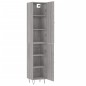 vidaXL Aparador alto madera contrachapada gris Sonoma 34,5x34x180 cm vidaXL Aparador alto madera contrachapada gris Sonoma 34,5x34x180 cm