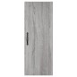 vidaXL Aparador alto madera contrachapada gris Sonoma 34,5x34x180 cm vidaXL Aparador alto madera contrachapada gris Sonoma 34,5x34x180 cm