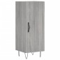 vidaXL Aparador alto madera contrachapada gris Sonoma 34,5x34x180 cm vidaXL Aparador alto madera contrachapada gris Sonoma 34,5x34x180 cm