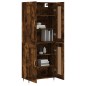 vidaXL Aparador alto madera contrachapada roble ahumado 69,5x34x180 cm vidaXL Aparador alto madera contrachapada roble ahumado 69,5x34x180 cm