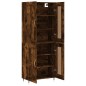 vidaXL Aparador alto madera contrachapada roble ahumado 69,5x34x180 cm vidaXL Aparador alto madera contrachapada roble ahumado 69,5x34x180 cm