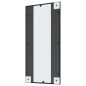 vidaXL Espejo de pared rectangular de hierro negro 40x80 cm vidaXL Espejo de pared rectangular de hierro negro 40x80 cm