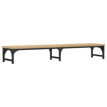 vidaXL Soporte pantalla madera ingeniería roble Sonoma 105x23x15,5 cm