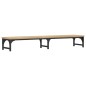 vidaXL Soporte pantalla madera ingeniería roble Sonoma 105x23x15,5 cm