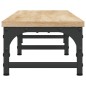vidaXL Soporte pantalla madera ingeniería roble Sonoma 105x23x15,5 cm