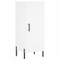 vidaXL Aparador alto madera contrachapada blanco 34,5x34x180 cm vidaXL Aparador alto madera contrachapada blanco 34,5x34x180 cm