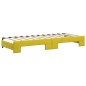 vidaXL Sofá cama nido con cajones terciopelo amarillo 80x200 cm vidaXL Sofá cama nido con cajones terciopelo amarillo 80x200 cm