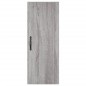 vidaXL Aparador alto madera contrachapada gris Sonoma 34,5x34x180 cm vidaXL Aparador alto madera contrachapada gris Sonoma 34,5x34x180 cm