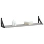 vidaXL Estantes pared 2 uds madera ingeniería gris Sonoma 80x15x15,5cm vidaXL Estantes pared 2 uds madera ingeniería gris Sonoma 80x15x15,5cm