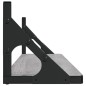 vidaXL Estantes pared 2 uds madera ingeniería gris Sonoma 80x15x15,5cm vidaXL Estantes pared 2 uds madera ingeniería gris Sonoma 80x15x15,5cm