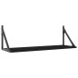 vidaXL Estantes de pared 2 uds madera ingeniería negro 80x25x25,5 cm vidaXL Estantes de pared 2 uds madera ingeniería negro 80x25x25,5 cm