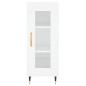 vidaXL Aparador alto madera contrachapada blanco brillo 34,5x34x180 cm vidaXL Aparador alto madera contrachapada blanco brillo 34,5x34x180 cm