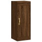 vidaXL Aparador alto madera contrachapada roble marrón 34,5x34x180 cm vidaXL Aparador alto madera contrachapada roble marrón 34,5x34x180 cm