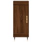 vidaXL Aparador alto madera contrachapada roble marrón 34,5x34x180 cm vidaXL Aparador alto madera contrachapada roble marrón 34,5x34x180 cm