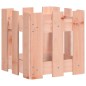 vidaXL Jardinera con diseño de valla madera maciza Douglas 30x30x30 cm vidaXL Jardinera con diseño de valla madera maciza Douglas 30x30x30 cm