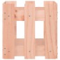 vidaXL Jardinera con diseño de valla madera maciza Douglas 30x30x30 cm vidaXL Jardinera con diseño de valla madera maciza Douglas 30x30x30 cm