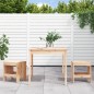 vidaXL Mesa y sillas de jardín 3 piezas madera maciza de pino