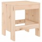 vidaXL Mesa y sillas de jardín 3 piezas madera maciza de pino