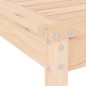 vidaXL Mesa y sillas de jardín 3 piezas madera maciza de pino