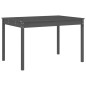 vidaXL Juego de comedor de jardín 5 piezas madera maciza pino gris
