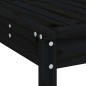 vidaXL Set de mesa y taburetes altos jardín 5 piezas madera pino negro vidaXL Set de mesa y taburetes altos jardín 5 piezas madera pino negro