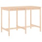 vidaXL Set de mesa y taburetes altos jardín 7 pzas madera maciza pino vidaXL Set de mesa y taburetes altos jardín 7 pzas madera maciza pino