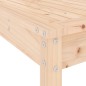 vidaXL Set de mesa y taburetes altos jardín 7 pzas madera maciza pino vidaXL Set de mesa y taburetes altos jardín 7 pzas madera maciza pino