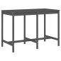 vidaXL Set de mesa y taburetes altos jardín 7 piezas madera pino gris vidaXL Set de mesa y taburetes altos jardín 7 piezas madera pino gris