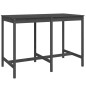 vidaXL Set de mesa y taburetes altos jardín 7 piezas madera pino gris vidaXL Set de mesa y taburetes altos jardín 7 piezas madera pino gris