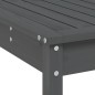 vidaXL Set de mesa y taburetes altos jardín 7 piezas madera pino gris vidaXL Set de mesa y taburetes altos jardín 7 piezas madera pino gris