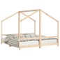 vidaXL Estructura de cama de niños madera maciza de pino 2x(90x160) cm vidaXL Estructura de cama de niños madera maciza de pino 2x(90x160) cm
