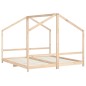 vidaXL Estructura de cama de niños madera maciza de pino 2x(90x160) cm vidaXL Estructura de cama de niños madera maciza de pino 2x(90x160) cm