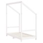 vidaXL Estructura de cama para niños madera de pino blanco 2x(70x140) vidaXL Estructura de cama para niños madera de pino blanco 2x(70x140)
