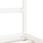 vidaXL Estructura de cama para niños madera de pino blanco 2x(70x140) vidaXL Estructura de cama para niños madera de pino blanco 2x(70x140)