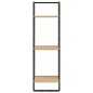 vidaXL Estantería de pared 3 niveles madera roble Sonoma 30x25x100 cm vidaXL Estantería de pared 3 niveles madera roble Sonoma 30x25x100 cm