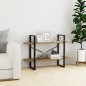 vidaXL Estantería de 2 niveles madera maciza de pino 100x30x70 cm vidaXL Estantería de 2 niveles madera maciza de pino 100x30x70 cm