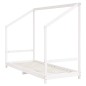 vidaXL Estructura de cama para niños madera pino blanco 2x(80x200) cm vidaXL Estructura de cama para niños madera pino blanco 2x(80x200) cm