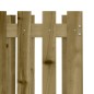 vidaXL Jardinera diseño de valla madera de pino impregnada 70x70x70 cm vidaXL Jardinera diseño de valla madera de pino impregnada 70x70x70 cm