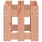vidaXL Jardinera con diseño de valla madera maciza Douglas 60x30x30 cm