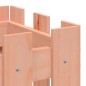 vidaXL Jardinera con diseño de valla madera maciza Douglas 60x30x30 cm