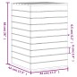 vidaXL Cesto para la ropa sucia madera maciza de pino 44x44x66 cm vidaXL Cesto para la ropa sucia madera maciza de pino 44x44x66 cm