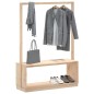 vidaXL Perchero con zapatero madera maciza de pino 113x40x157,5 cm vidaXL Perchero con zapatero madera maciza de pino 113x40x157,5 cm