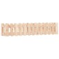 vidaXL Arriate elevado jardín con valla madera maciza pino 150x30x30cm
