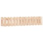 vidaXL Arriate elevado jardín con valla madera maciza pino 150x30x30cm