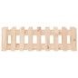vidaXL Arriate elevado jardín con valla madera maciza pino 100x30x30cm vidaXL Arriate elevado jardín con valla madera maciza pino 100x30x30cm