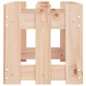 vidaXL Arriate elevado jardín con valla madera maciza pino 100x30x30cm vidaXL Arriate elevado jardín con valla madera maciza pino 100x30x30cm