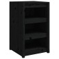 vidaXL Mueble de cocina exterior madera maciza pino negro 55x55x92 cm vidaXL Mueble de cocina exterior madera maciza pino negro 55x55x92 cm