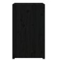 vidaXL Mueble de cocina exterior madera maciza pino negro 55x55x92 cm vidaXL Mueble de cocina exterior madera maciza pino negro 55x55x92 cm
