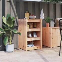 vidaXL Mueble de cocina de exterior madera maciza de pino 55x55x92 cm