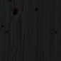 vidaXL Arriate elevado jardín con valla madera pino negro 200x50x50cm